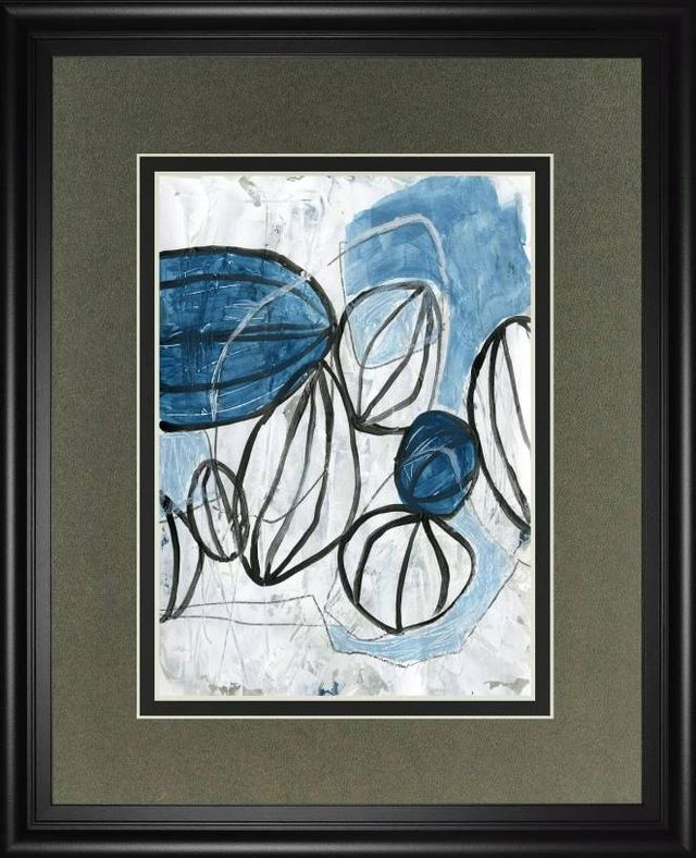 Classy Art Blue Lanterns II by June Erica Vess Wall Art-0