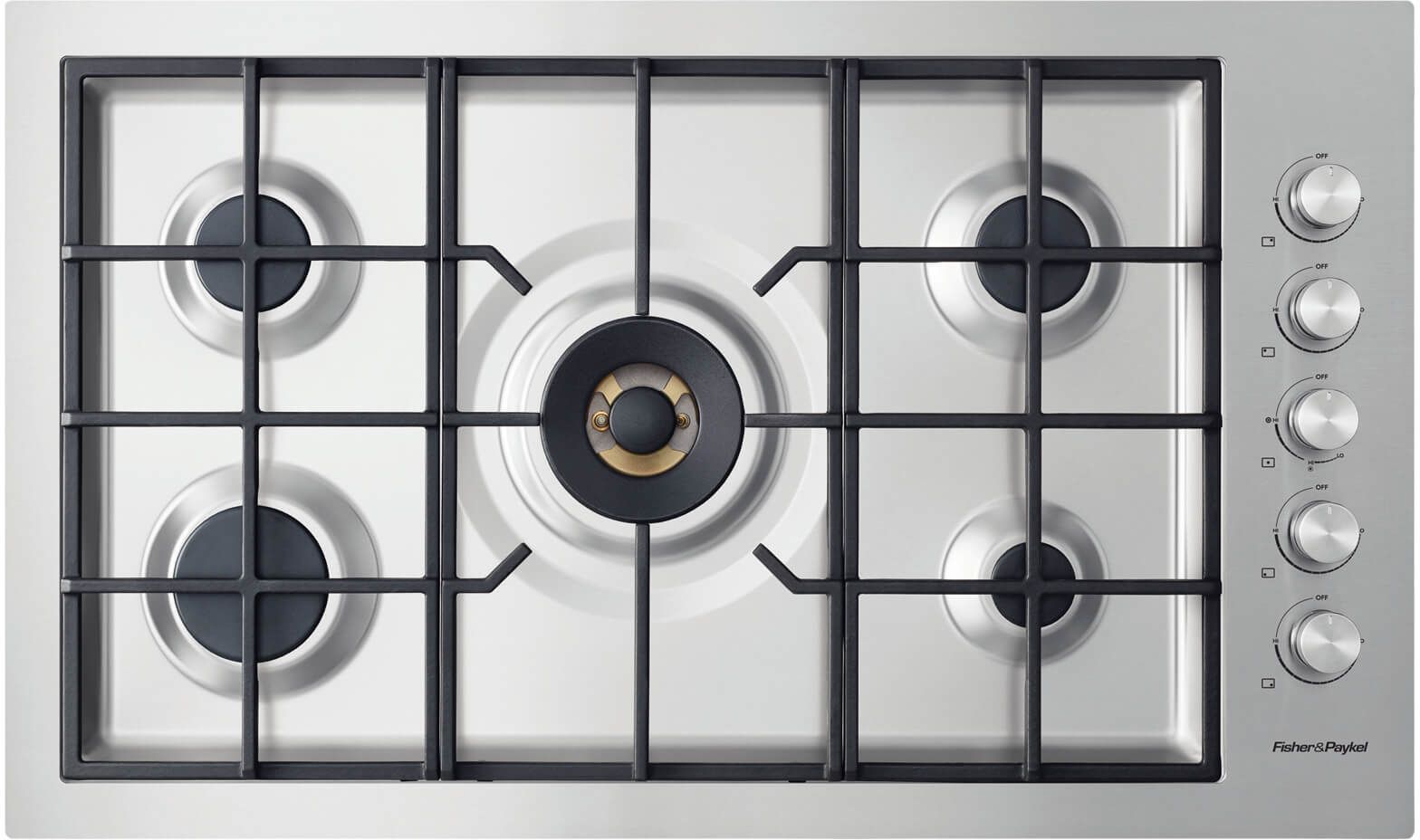 Fisher & Paykel Series 9 36" Stainless Steel Natural Gas Cooktop