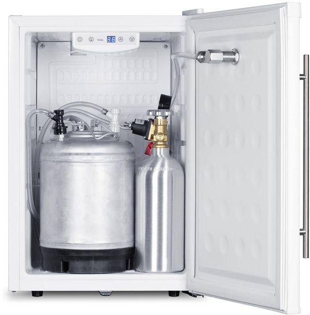 Summit® 17" 2.5 Cu. Ft. White Tabletop Beer Kegerator-3
