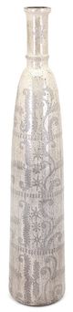 A & B Home Nickel Large Neck Vase-0