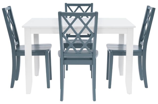 Powell® Maui 5-Piece Graphite/White Dining Set-2