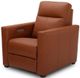 Flexsteel® Broadway Cinnamon Power Recliner with Power Headrest-1