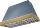 AGA Euclid 48" Stone Blue Wall Mounted Range Hood  with Antique Brass Trim-0