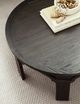 Hammary® Lillith Vintage Black Round Coffee Table-2
