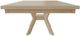 Mavin Customizable 42" x 48" Rectangular Plank Extendable Dining Table with 18" Leaf-2