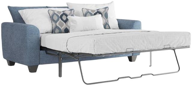 Albany Industries Clearview Blue Queen Sleeper Sofa-0