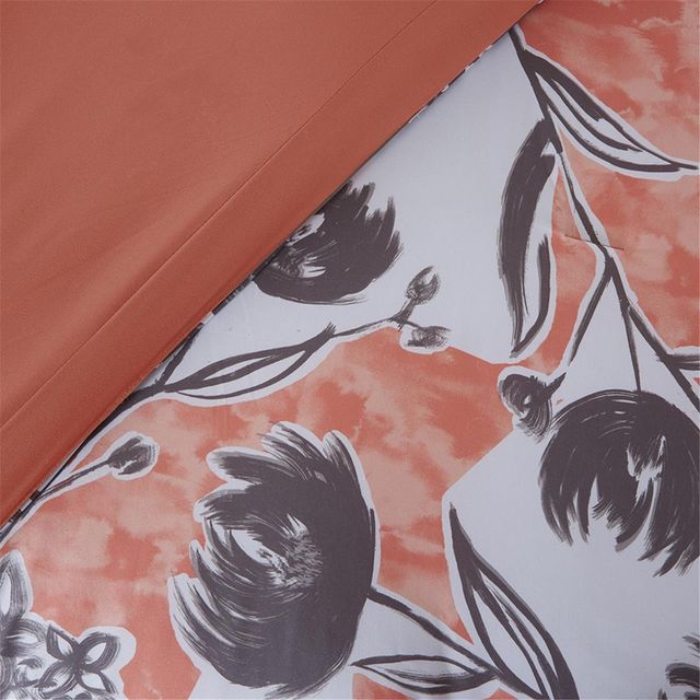 Olliix by Intelligent Design Marie Coral Full/Queen Comforter Set-4