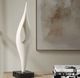 Uttermost® Fluid Matte White Drop Sculpture-1