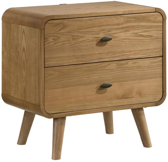 Coaster® Robyn Light Ash Nightstand Bedside Table-0