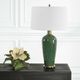 Uttermost® Verdell Dark Mossy Green Table Lamp-2