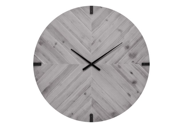 Monarch Specialties Inc. Grey 30" Wall Clock with LED Light-0