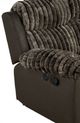 Furniture of America® Dionysus Brown Manual Reclining Loveseat-4
