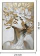 Classy Living Mindful Head in the Leaves Wall Art-2