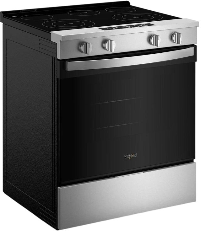 Whirlpool® 30'' Stainless Steel Smart Slide-In Electric Range with No Preheat Mode and Slow Cook-2