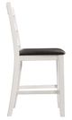 Elements International Martin Black/White Counter Side Chair-3
