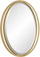 Uttermost® Rhodes Antiqued Metallic Gold Oval Mirror-0