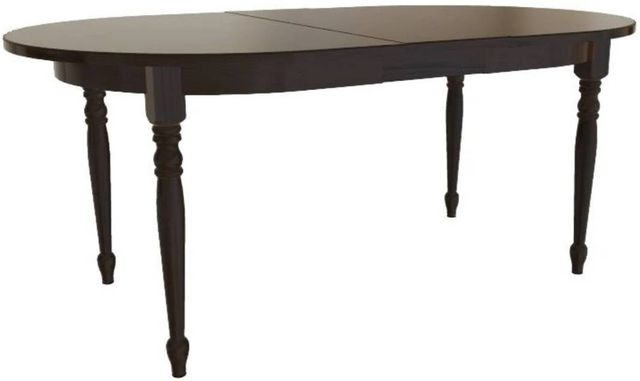 Mavin Customizable 42" x 60" Oval Extendable Dining Table with 12" Leaf-0