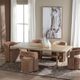 Crestview Saddle Creek Stained Natural Dining Table-1