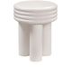 TOV Furniture Delta Ivory Concrete Side Table-0