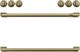 Café™ Brushed Brass Front Control Electric Knobs and Handle Kit-1