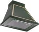 Ilve® Nostalgie II Noblesse 30" Emerald Green Wall Mounted Range Hood with Noblesse Frame-1