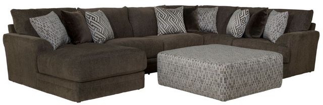 Jackson Furniture Galaxy 4-Piece Chocolate Left Side Facing U-Shape Chaise Sectional