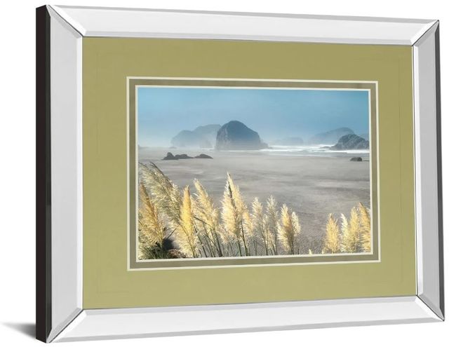 Classy Art Pompas Beach by Frates Mirror Framed Wall Art-1