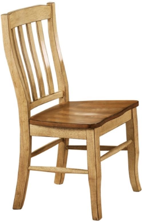 Winners Only® Quails Run Almond/Wheat Rake Side Chair-0