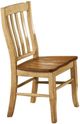 Winners Only® Quails Run Almond/Wheat Rake Side Chair-0