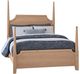 Vaughan-Bassett Tide & Timber Clear Oak California King Pencil Poster Bed-0