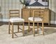 Modus Furniture Dorsey Ricotta Ladder Back Counter Stool-1