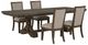 New Classic® Home Furnishings Augusta 5-Piece Gray/Rustic Brown Dining Table Set-0