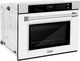 ZLINE Professional 30" Satin Stainless Steel Single Electric Wall Oven with White Matte Door-1