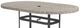 Homecrest™ Outdoor Living Customizable Shadow Rock Aluminum/Stone Oval Outdoor Balcony Table-1