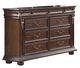 Mazin Furniture Othello Rich Cherry Dresser with Jewelry Drawers-0