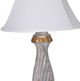 A & B Home Distressed White Table Lamp-1