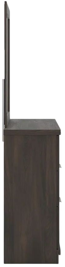 Signature Design by Ashley® Shaehartin Dark Brown Dresser and Mirror-3