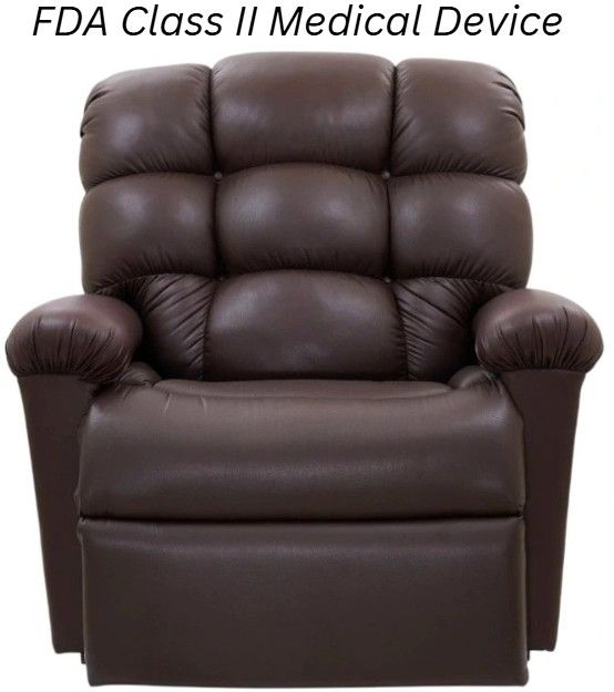 UltraComfort™ Vega Smoke Medium Extra Wide Power Lift Recliner with 4 Motor Heat and Vibrating Massage-0