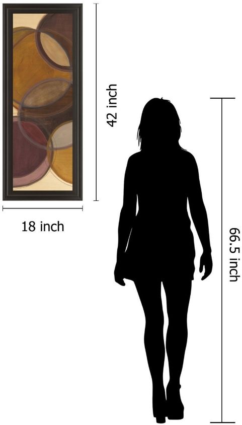 Classy Living Jeni Lee Moon Shadow I 18"W Wall Art-2