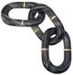 A & B Home Gray Three Link Oval Chain-2