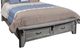 Horizon Home® Urban Rustic Gray Queen Panel Bed-1