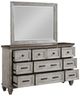 New Classic® Home Furnishings Mariana Vintage Creme Dresser and Mirror Set-3