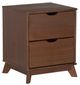Powell® Portix 2-Piece Walnut 2-Drawer Nightstand Set-3