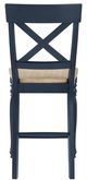 Steve Silver Co. Darcy Midnight Blue/Natural Counter Stool-3