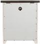 Jofran Inc. Madison County Vintage White Power Nightstand-3