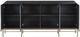 Currey & Company Kallista Dark Sapphire/Caviar Black/Antique Brass Credenza-4