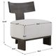 Uttermost® Finlay Dark Walnut/Gray Accent Chair-2