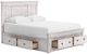 Signature Design by Ashley® Fenderport Whitewash Queen Storage Pane Bed-3