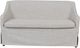 Bernards Citrus Heights Gray Slipcovered Settee-2
