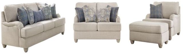 Benchcraft® Traemore 4-Piece Linen Living Room Set-0